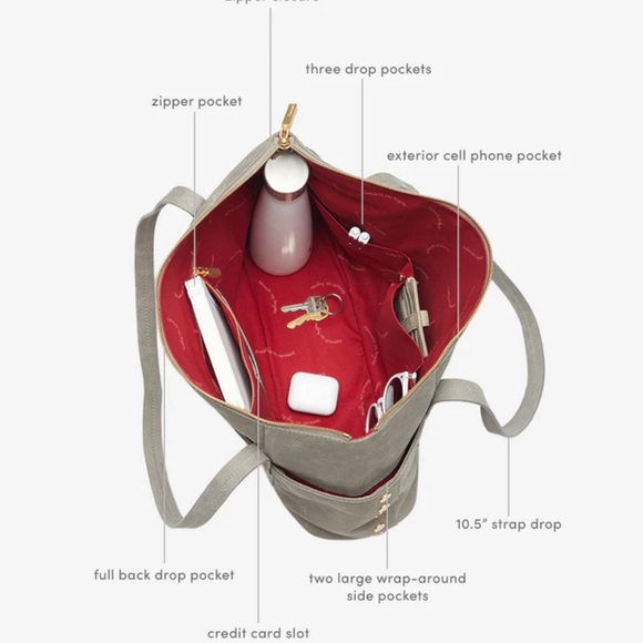 Hammit Addie Ivory Large Leather Bag - Picture 10 of 13